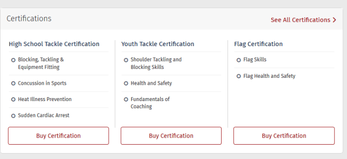 Football tackle youth contact practice define limits set usa guidelines alic steve posted